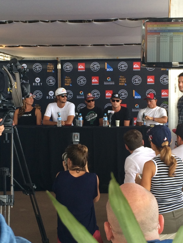 First Press Conference at the Quicksilver and Roxy Pro